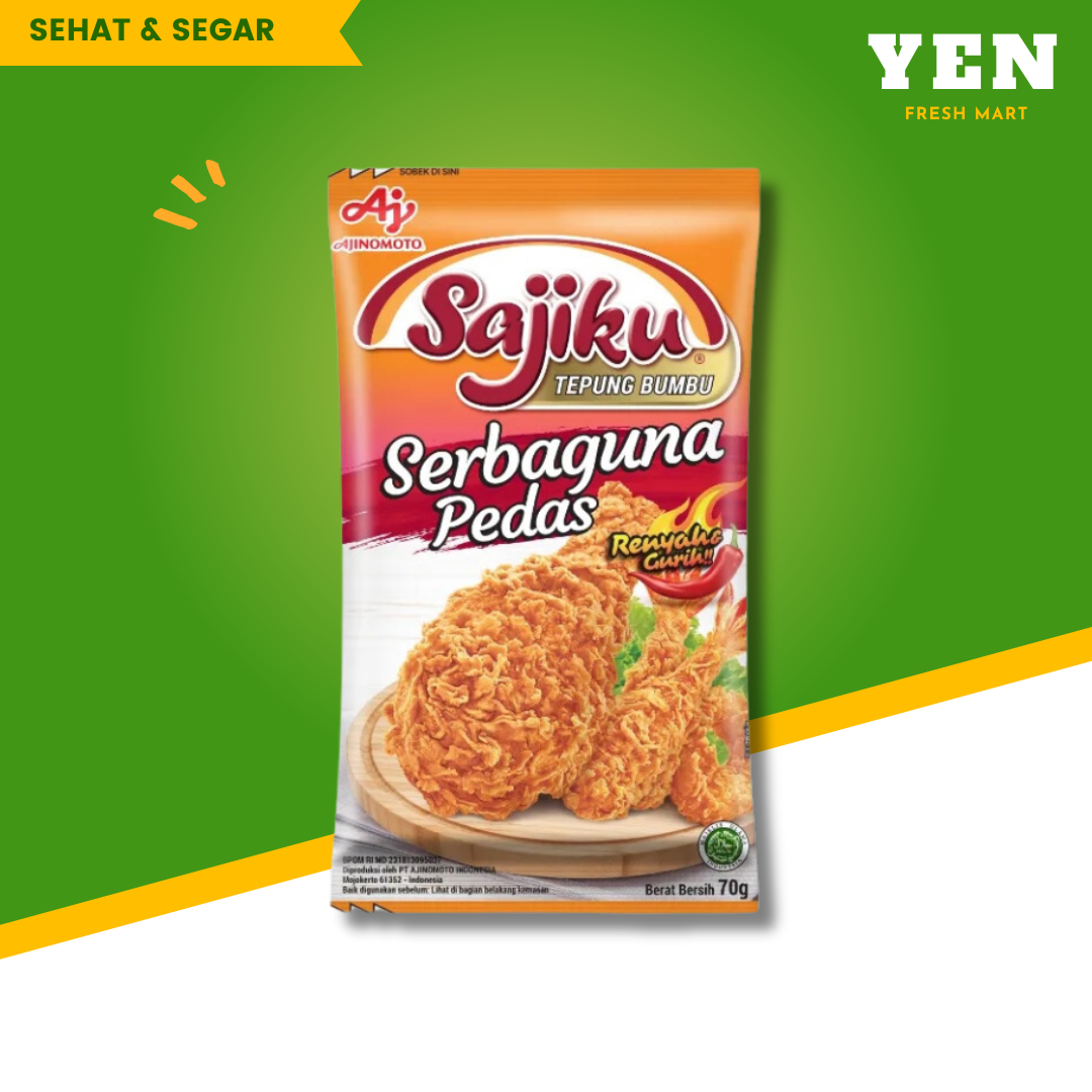sajiku tepung bumbu serbaguna pedas 70g