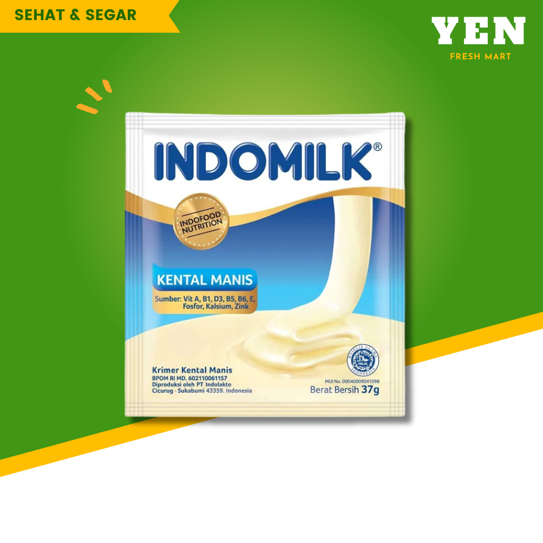 susu kental manis indomilk putih saset 37g