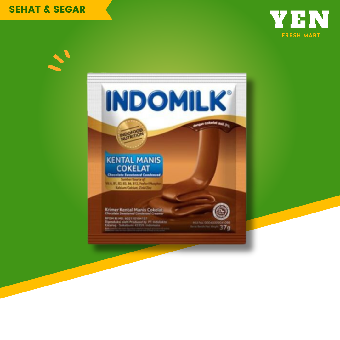 susu kental manis indomilk coklat saset 37g